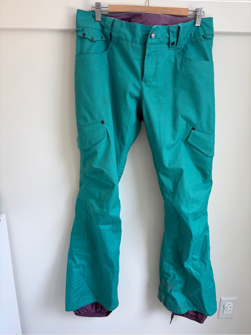 Women’s Teal Cargo Ski Pants - Burton